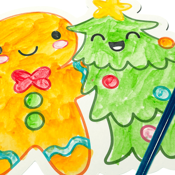 Playful Painters Easy Watercolor Painting Kit- Merry & Bright