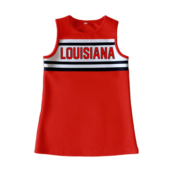 Louisiana Classic Cheer Dress- Red