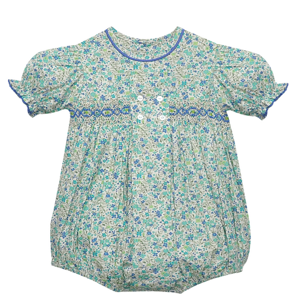Ava Rose Bubble- Blue Flower