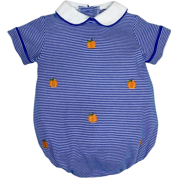 Pumpkin Peter Knit Bubble- Royal Blue Bitty