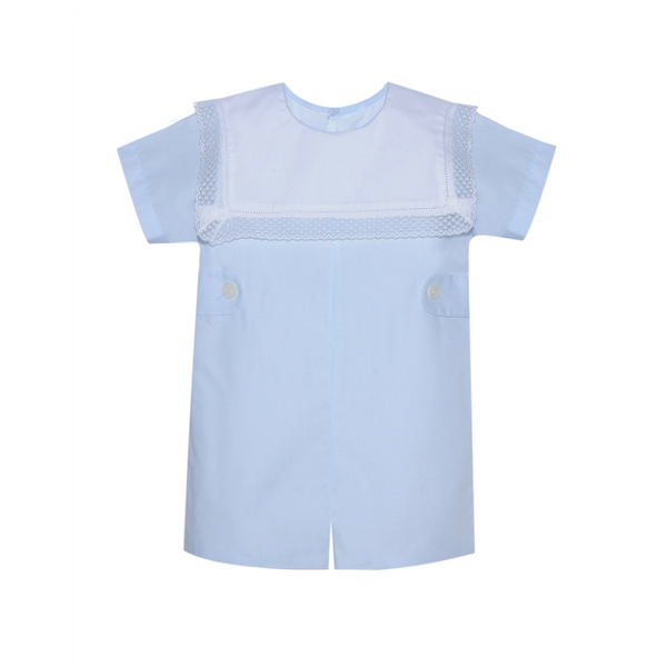 Landon Romper- Blue