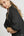 High Neck Jacquard Dress- Black