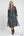 Mix Floral Stripe Maxi Dress- Navy Mix