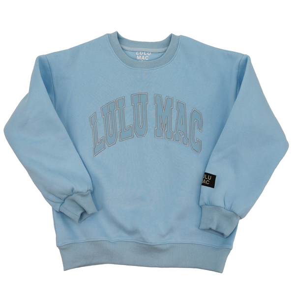 Lulu Mac Sweatshirt- Light Blue
