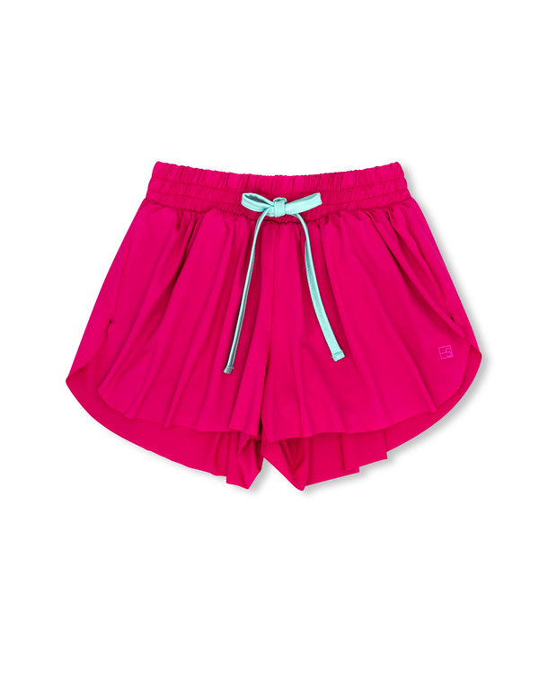 Tatum Short- Power Pink, Totally Turquoise