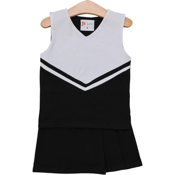 Cheer Uniform Skort Set- Black/White