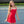 Athletic Dress- Red/White