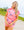 Hot Pink Metallic American Flag Shorts- (Women's)