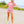 Hot Pink Metallic American Flag Collar Top- (Women's)