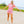 Hot Pink Metallic American Flag Shorts- (Women's)