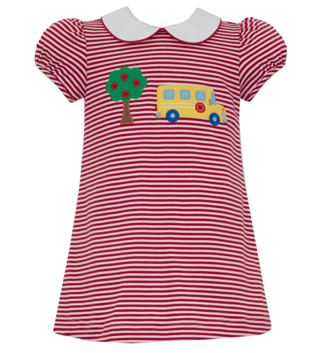 School Bus Knit Dress- Red Stripe – Smock Candy