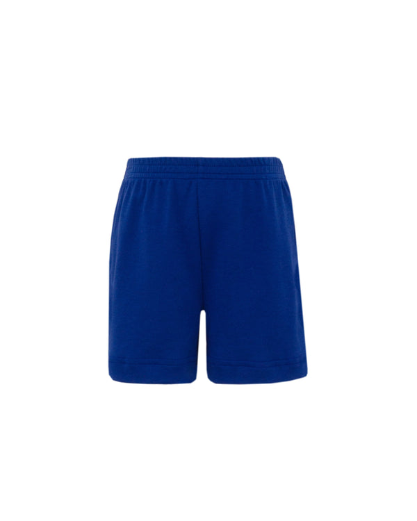 Royal Blue Knit Shorts