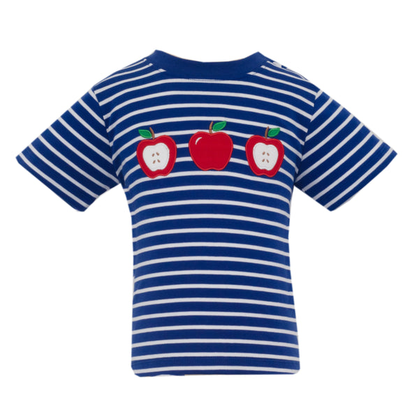 Apples Knit T-Shirt- Royal Blue