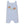 Garden Puppies Knit Strap Jon Jon- Lt. Blue Stripe
