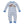 Horses Knit Romper- Periwinkle Blue Stripe