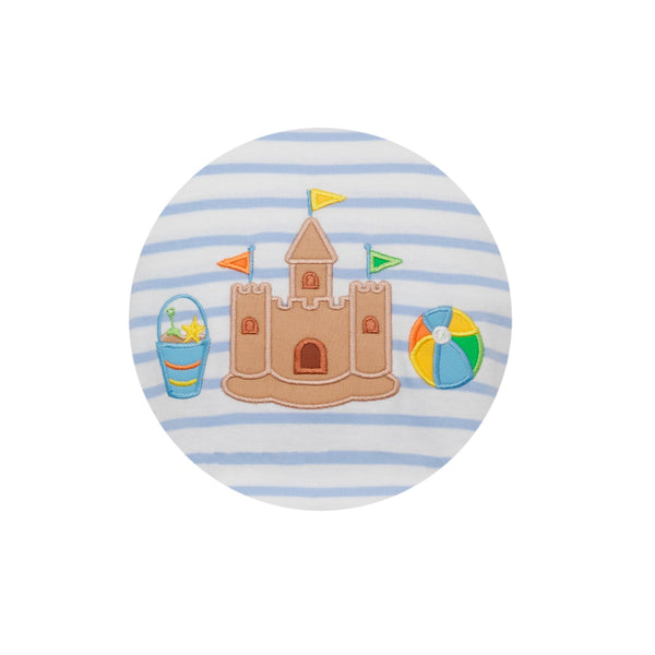 Sand Castle Knit Sunbubble- Blue Stripe