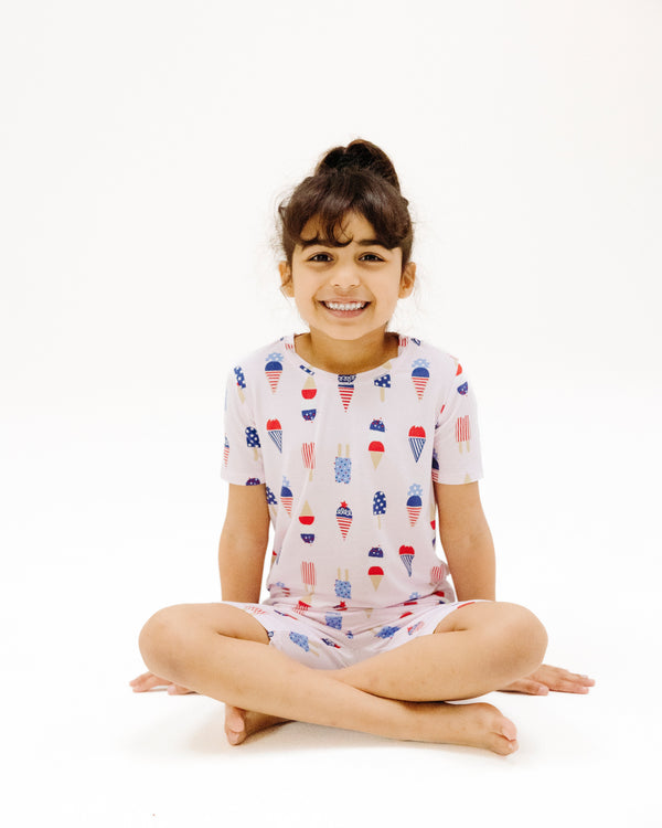 American Ice Cream Loungewear Short Set- Pink