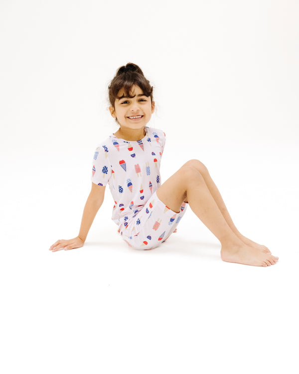 American Ice Cream Loungewear Short Set- Pink