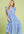Seersucker Ruffle Sleeve Tiered Dress- Sky