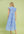 Seersucker Ruffle Sleeve Tiered Dress- Sky