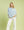 Mixed Stripe Oversized Button Down Top- Lt. Blue