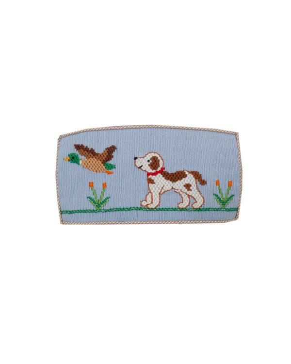 Hunting Dog Knit T-Shirt- Lt. Blue