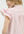 Striped Flutter Sleeve Top- Pink
