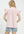 Striped Flutter Sleeve Top- Pink