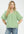 Two Tone Abstract Print Top- Sage/Cream