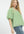 Two Tone Abstract Print Top- Sage/Cream