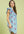 Embroidered Flutter Sleeve Dress- Peri Blue