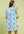 Embroidered Flutter Sleeve Dress- Peri Blue