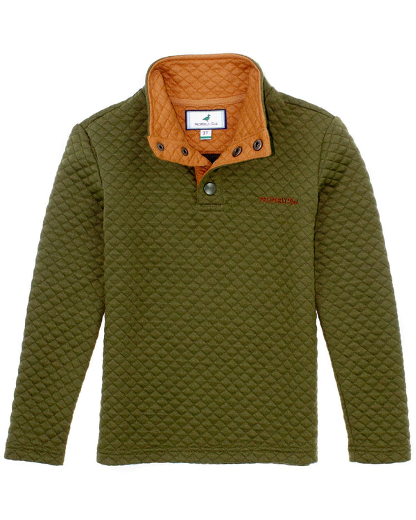 Club Pullover- Olive