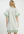 Striped Mixed V-Neck Dress- Sage