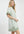 Striped Mixed V-Neck Dress- Sage