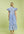 Floral Ruffle Sleeve Tiered Dress- Lt. Blue