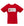Baseball Knit T-Shirt- Red