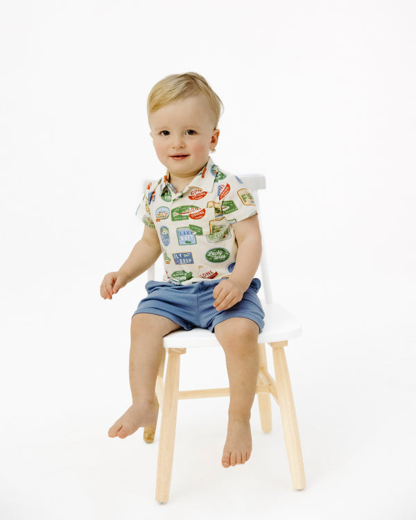 Bait Shop Signage Polo Short Set