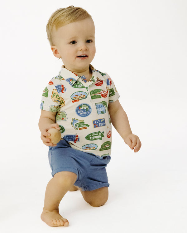 Bait Shop Signage Polo Short Set