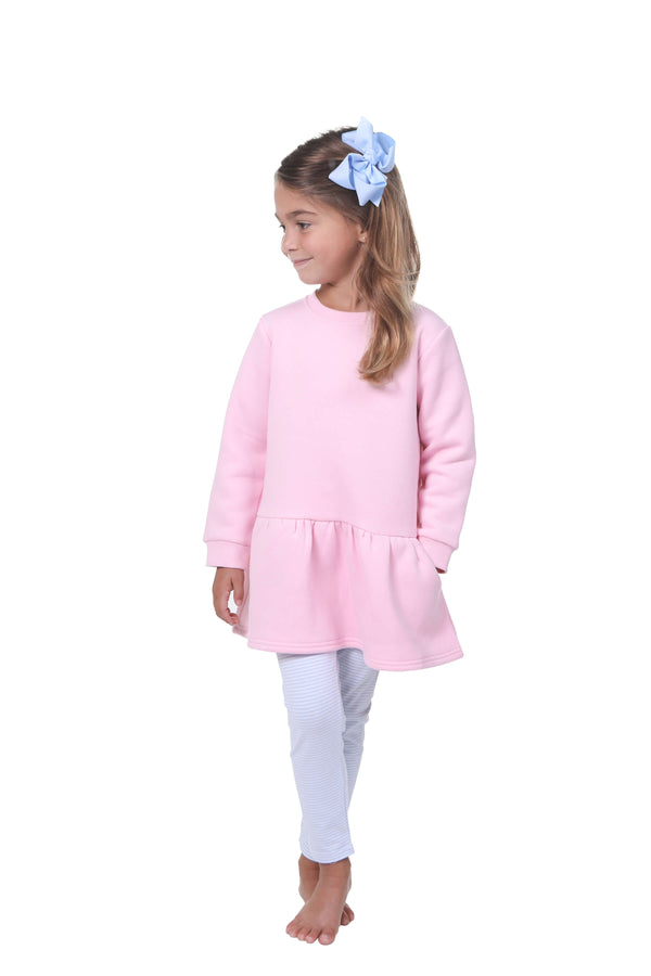 Tunic Sweatshirt- Light Pink