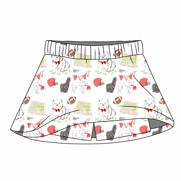 Sara Catherine Skort- Game Day Dawgs