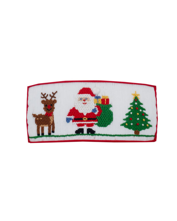 Santa Knit Blouse- Red Stripe