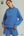 Mock Neck Sweatshirt Skort Set- Azure
