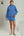 Mock Neck Sweatshirt Skort Set- Azure