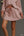 Gingham Half-Zip Pullover Skort Set- Mauve