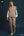 Colorblock Pullover Pants Set- Mocha