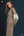 Colorblock Pullover Pants Set- Mocha
