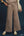 Colorblock Pullover Pants Set- Mocha