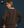 French Terry Contrast Collar Pullover- Coco Brown