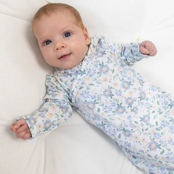 Baby Veronical Floral Kimono Gown